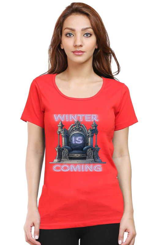 Artredis Women Cotton Printed Regular Fit T-Shirts | Winter| Half Sleeves | Round Neck