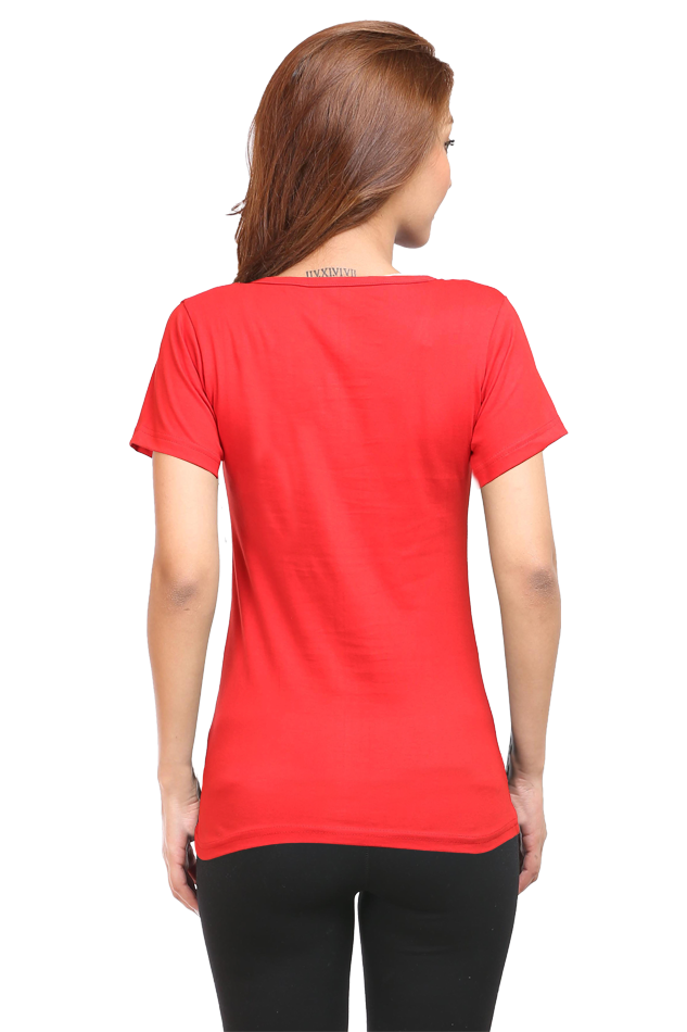 Artredis Women Cotton Printed Regular Fit T-Shirts | Walking Fish| Half Sleeves | Round Neck