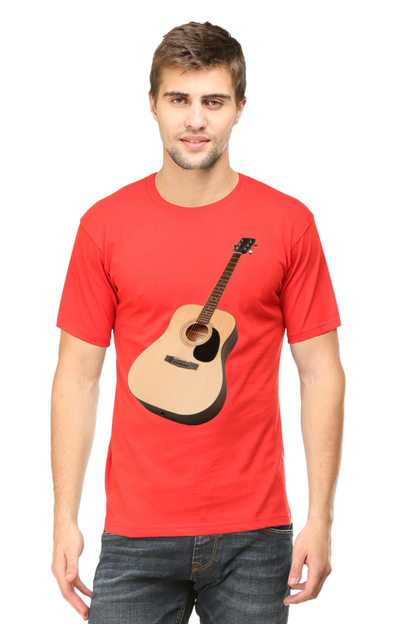 Artredis Men Cotton Printed Regular Fit T-Shirts |Guitar| | Half Sleeves | Round Neck