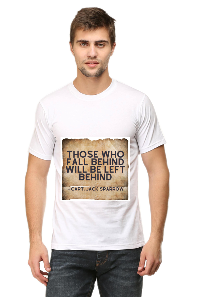 Artredis Men Cotton Printed Regular Fit T-Shirts |Those who fall Behind| | Half Sleeves | Round Neck