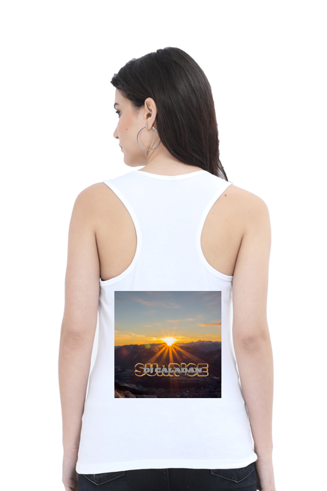 Artredis Women Cotton Tank Top | Sunshine| Half Sleeves | Round Neck