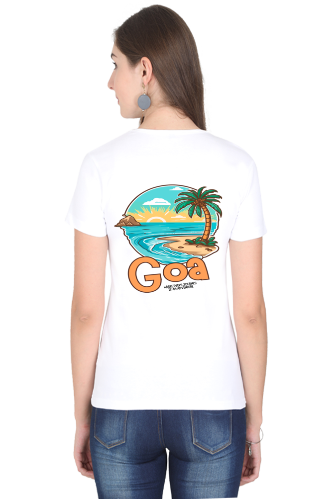 Artredis Women Cotton Printed Regular Fit T-Shirts | Goa| Half Sleeves | Round Neck