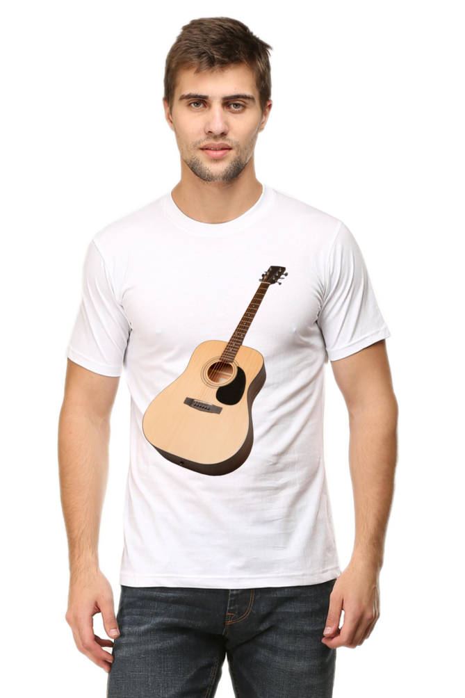 Artredis Men Cotton Printed Regular Fit T-Shirts |Guitar| | Half Sleeves | Round Neck