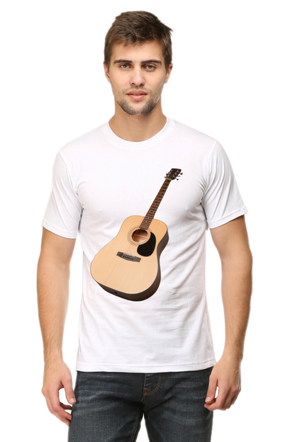 Artredis Men Cotton Printed Regular Fit T-Shirts |Guitar| | Half Sleeves | Round Neck