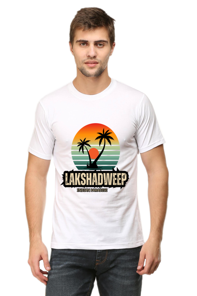 Artredis Men Cotton Printed Regular Fit T-Shirts |Lakshadweep| | Half Sleeves | Round Neck