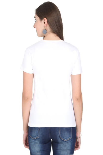 Artredis Women Cotton Printed Regular Fit T-Shirts |Poovar Island| Half Sleeves | Round Neck