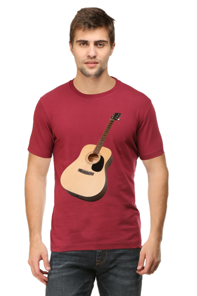 Artredis Men Cotton Printed Regular Fit T-Shirts |Guitar| | Half Sleeves | Round Neck