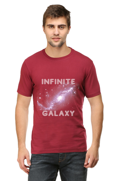 Artredis Men Cotton Printed Regular Fit T-Shirts |Infinite Galaxy| Round Neck