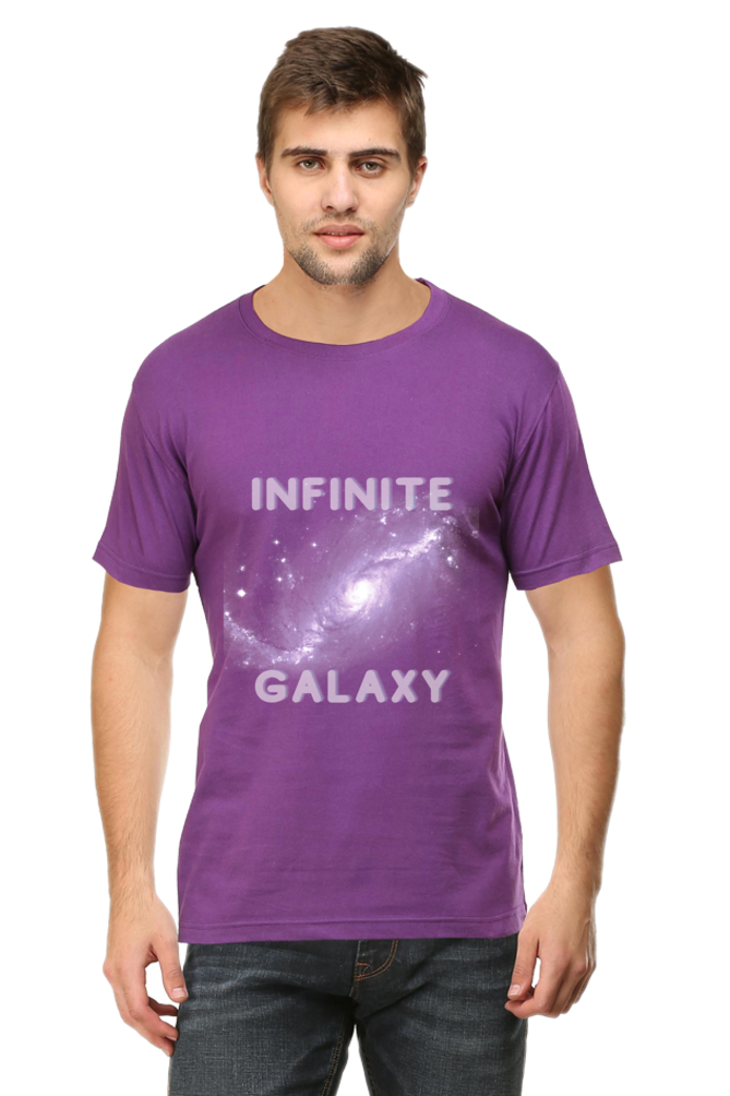 Artredis Men Cotton Printed Regular Fit T-Shirts |Infinite Galaxy| Round Neck