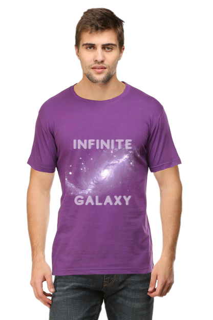 Artredis Men Cotton Printed Regular Fit T-Shirts |Infinite Galaxy| Round Neck