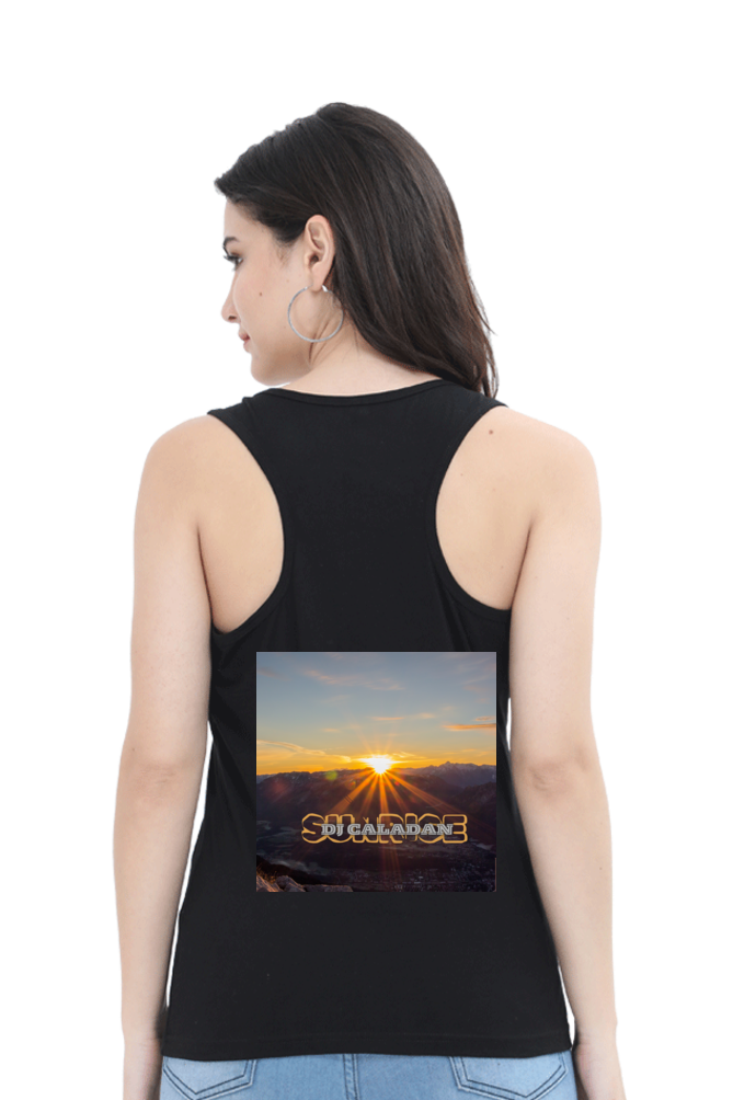 Artredis Women Cotton Tank Top | Sunshine| Half Sleeves | Round Neck