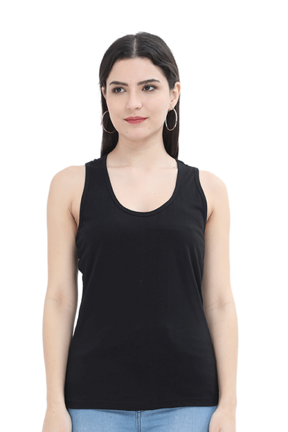 Artredis Women Cotton Tank Top | Sunshine| Half Sleeves | Round Neck