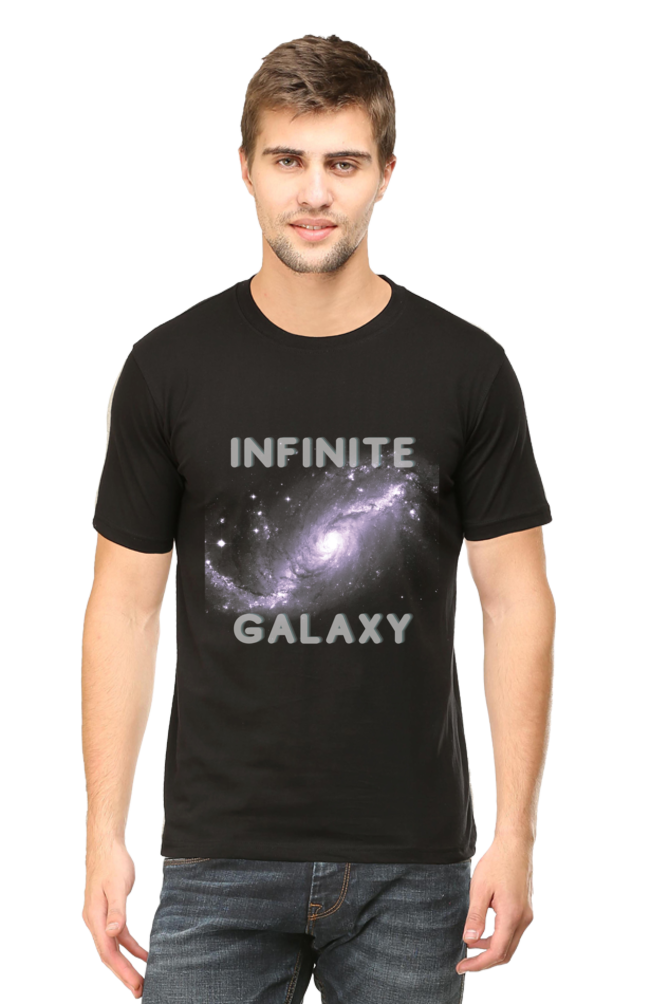 Artredis Men Cotton Printed Regular Fit T-Shirts |Infinite Galaxy| Round Neck