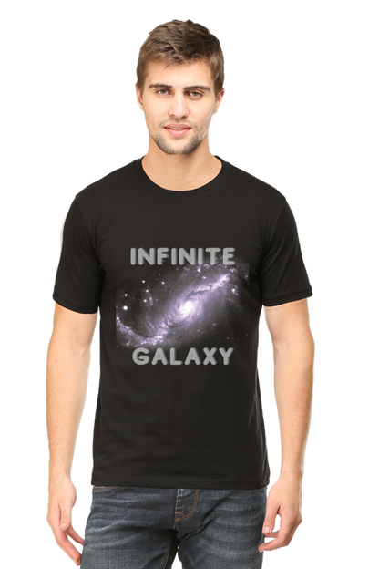 Artredis Men Cotton Printed Regular Fit T-Shirts |Infinite Galaxy| Round Neck