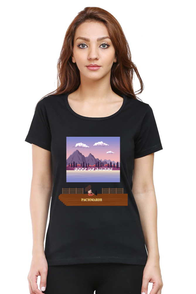 Artredis Women Cotton Printed Regular Fit T-Shirts | Panchmarhi| Half Sleeves | Round Neck