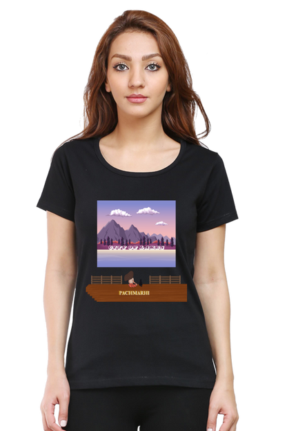 Artredis Women Cotton Printed Regular Fit T-Shirts | Panchmarhi| Half Sleeves | Round Neck