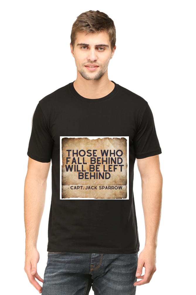 Artredis Men Cotton Printed Regular Fit T-Shirts |Those who fall Behind| | Half Sleeves | Round Neck