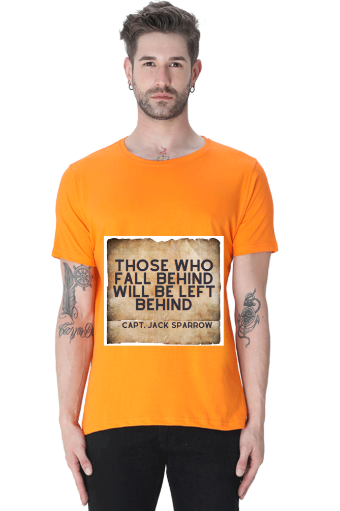 Artredis Men Cotton Printed Regular Fit T-Shirts |Those who fall Behind| | Half Sleeves | Round Neck