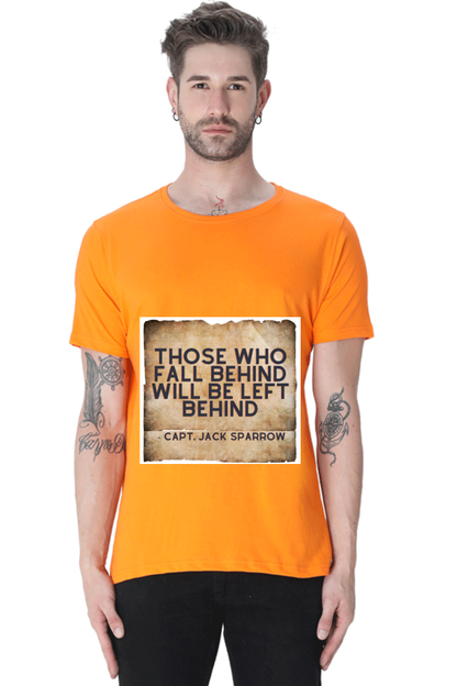 Artredis Men Cotton Printed Regular Fit T-Shirts |Those who fall Behind| | Half Sleeves | Round Neck