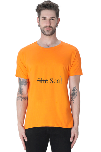 Artredis Men Cotton Printed Regular Fit T-Shirts |Sea| | Half Sleeves | Round Neck