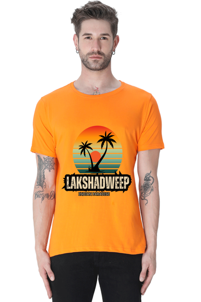 Artredis Men Cotton Printed Regular Fit T-Shirts |Lakshadweep| | Half Sleeves | Round Neck