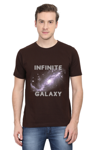 Artredis Men Cotton Printed Regular Fit T-Shirts |Infinite Galaxy| Round Neck