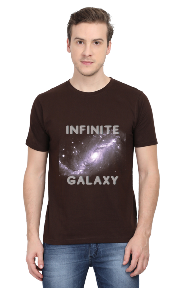 Artredis Men Cotton Printed Regular Fit T-Shirts |Infinite Galaxy| Round Neck