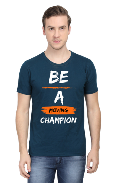 Artredis Men Cotton Printed Regular Fit T-Shirts |Be A Champion| | Half Sleeves | Round Neck