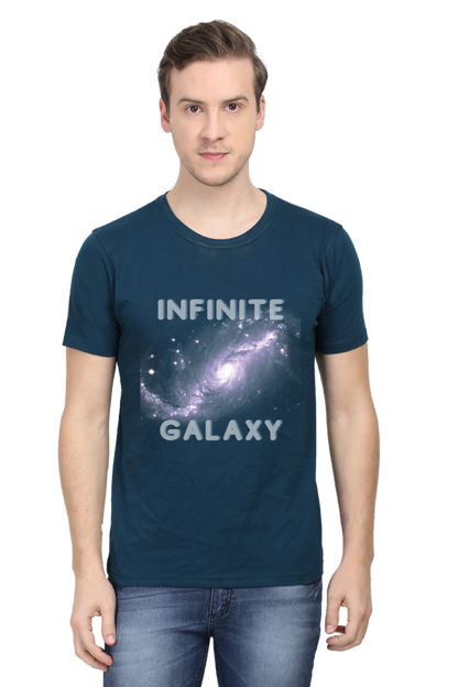 Artredis Men Cotton Printed Regular Fit T-Shirts |Infinite Galaxy| Round Neck