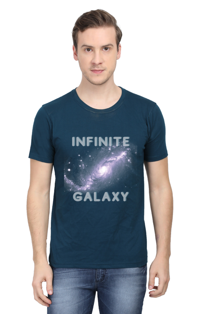 Artredis Men Cotton Printed Regular Fit T-Shirts |Infinite Galaxy| Round Neck