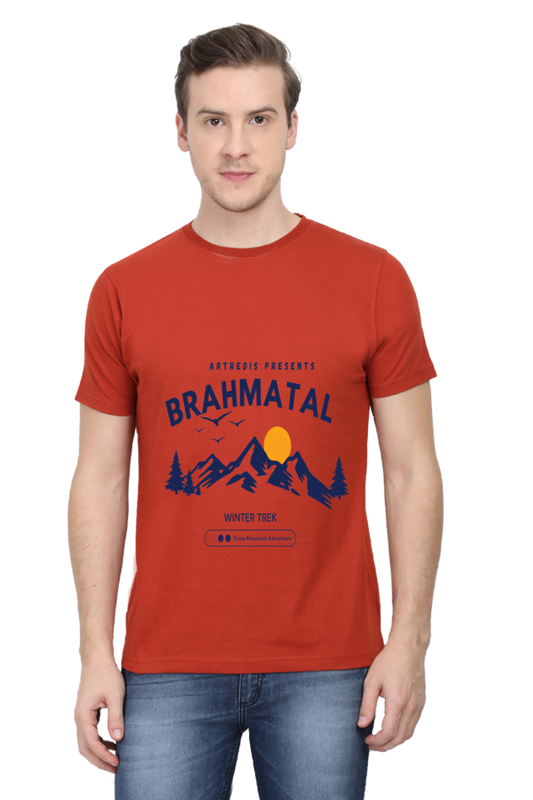 Artredis Men Cotton Printed Regular Fit T-Shirts |Brahmtal| Round Neck