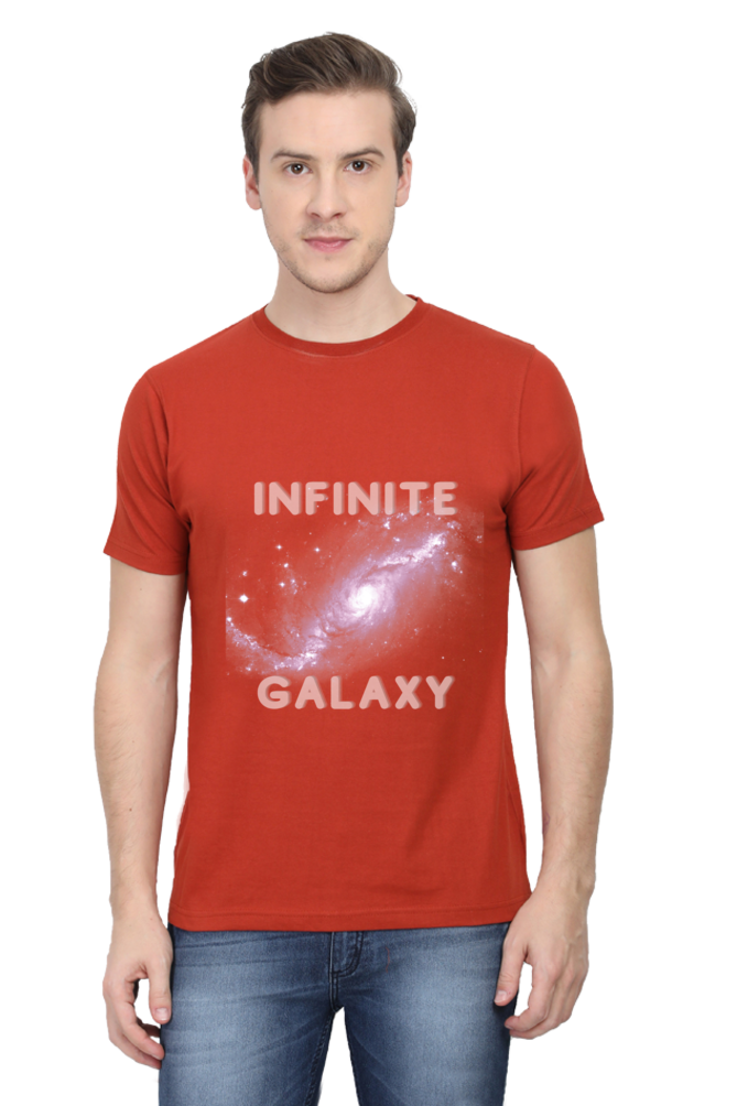 Artredis Men Cotton Printed Regular Fit T-Shirts |Infinite Galaxy| Round Neck