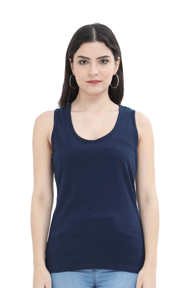 Artredis Women Cotton Tank Top | Sunshine| Half Sleeves | Round Neck