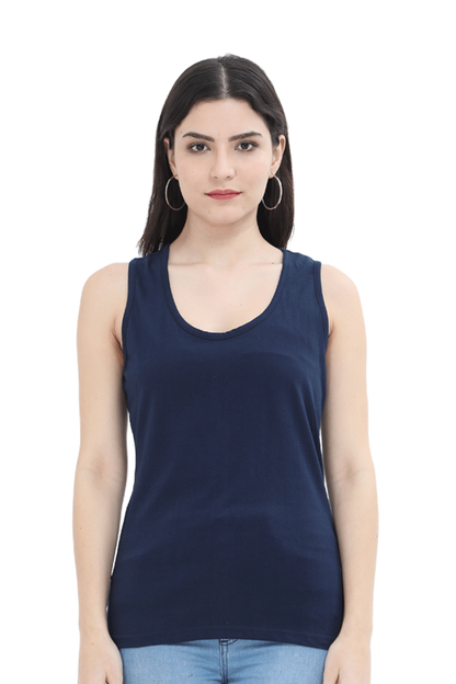 Artredis Women Cotton Tank Top | Sunshine| Half Sleeves | Round Neck