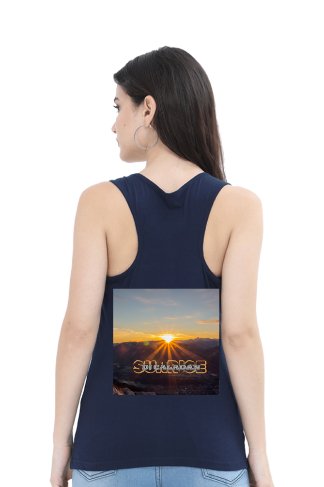 Artredis Women Cotton Tank Top | Sunshine| Half Sleeves | Round Neck