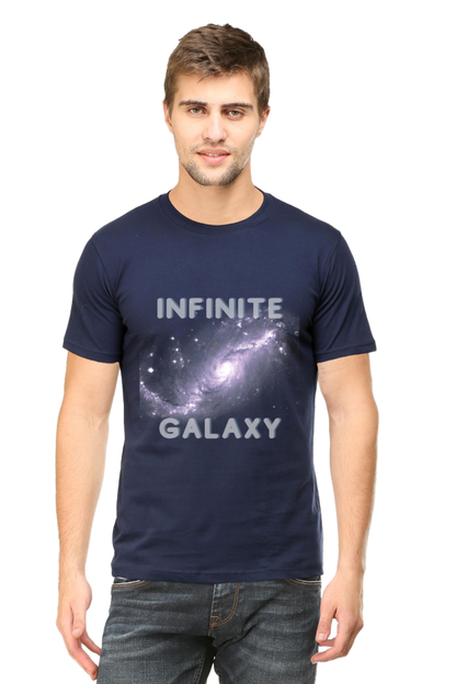 Artredis Men Cotton Printed Regular Fit T-Shirts |Infinite Galaxy| Round Neck