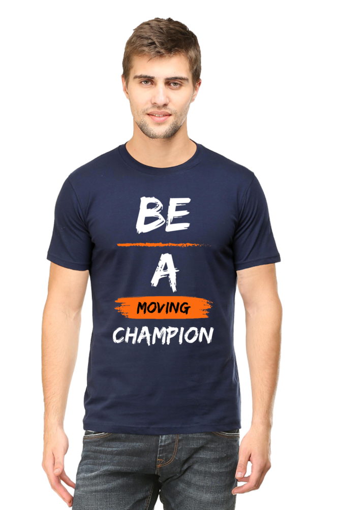 Artredis Men Cotton Printed Regular Fit T-Shirts |Be A Champion| | Half Sleeves | Round Neck