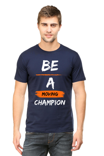 Artredis Men Cotton Printed Regular Fit T-Shirts |Be A Champion| | Half Sleeves | Round Neck