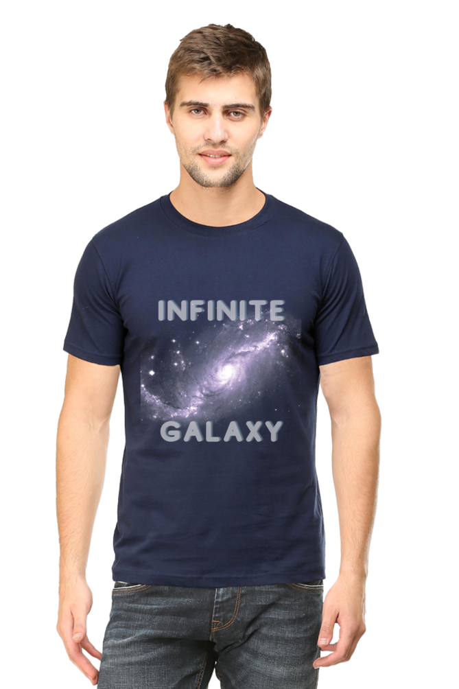 Artredis Men Cotton Printed Regular Fit T-Shirts |Infinite Galaxy| Round Neck