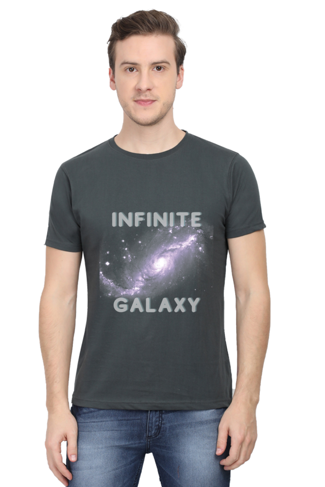 Artredis Men Cotton Printed Regular Fit T-Shirts |Infinite Galaxy| Round Neck