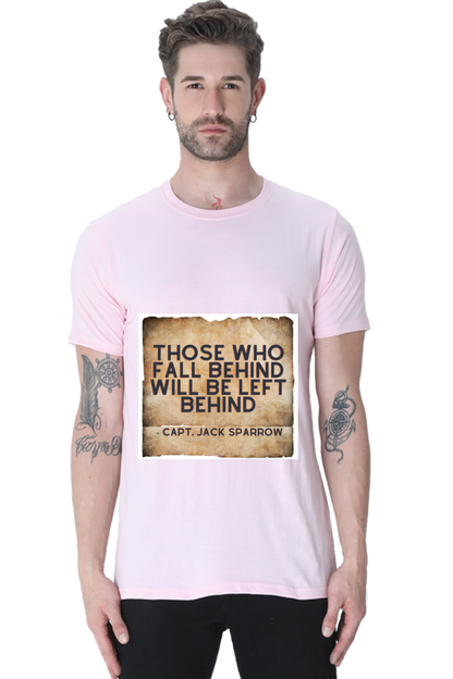 Artredis Men Cotton Printed Regular Fit T-Shirts |Those who fall Behind| | Half Sleeves | Round Neck