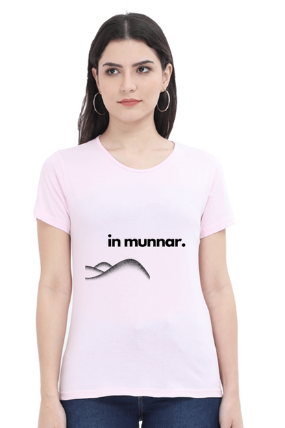 Artredis Women Cotton Printed Regular Fit T-Shirts |Munnar| Half Sleeves | Round Neck