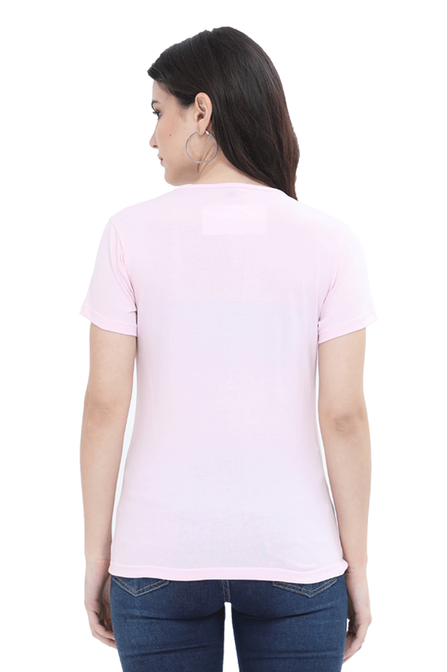 Artredis Women Cotton Printed Regular Fit T-Shirts | Life is Short| Half Sleeves | Round Neck