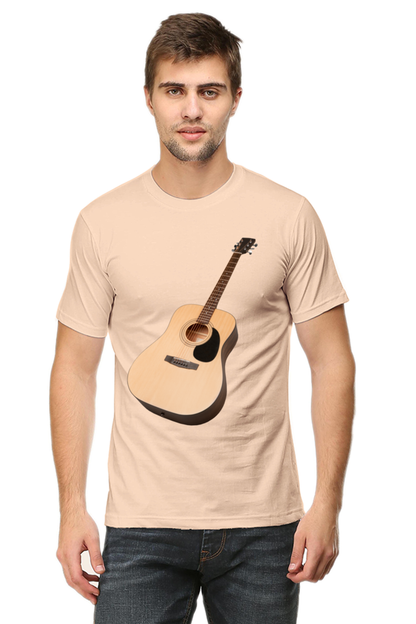 Artredis Men Cotton Printed Regular Fit T-Shirts |Guitar| | Half Sleeves | Round Neck