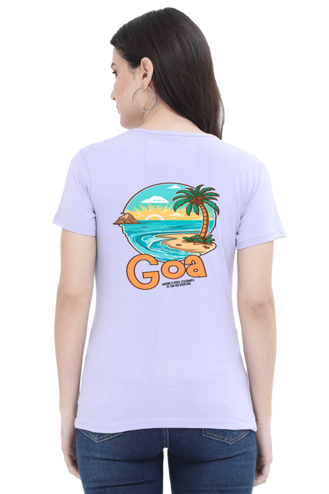 Artredis Women Cotton Printed Regular Fit T-Shirts | Goa| Half Sleeves | Round Neck