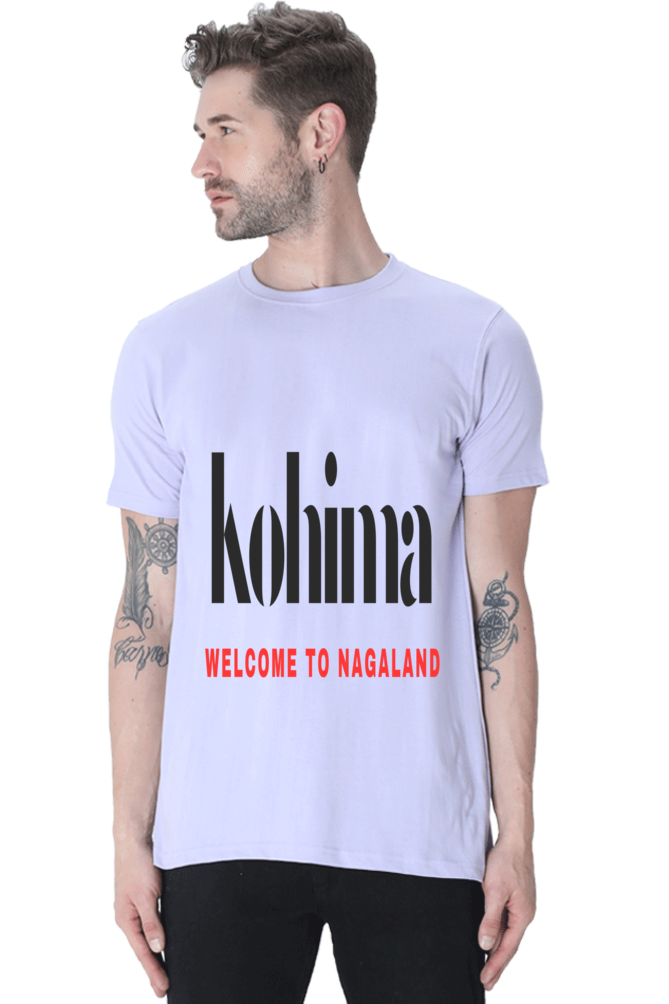 Artredis Men Cotton Printed Regular Fit T-Shirts |Nagaland| | Half Sleeves | Round Neck