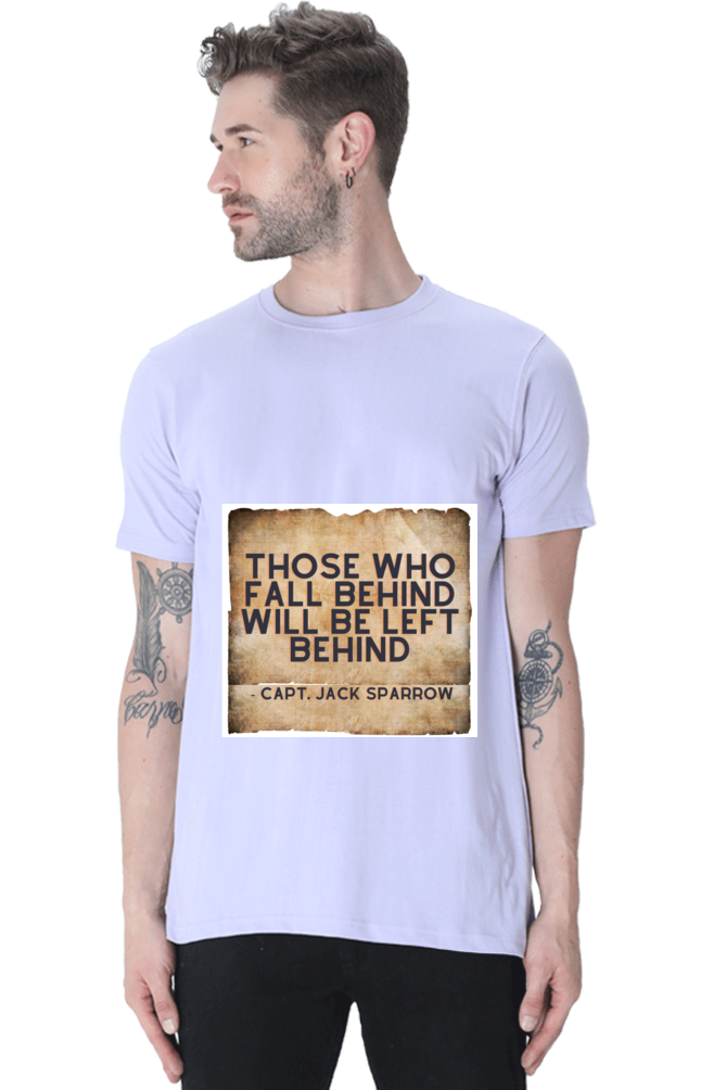 Artredis Men Cotton Printed Regular Fit T-Shirts |Those who fall Behind| | Half Sleeves | Round Neck