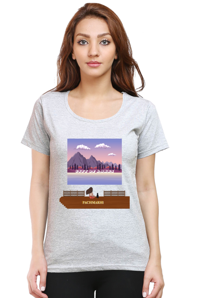 Artredis Women Cotton Printed Regular Fit T-Shirts | Panchmarhi| Half Sleeves | Round Neck