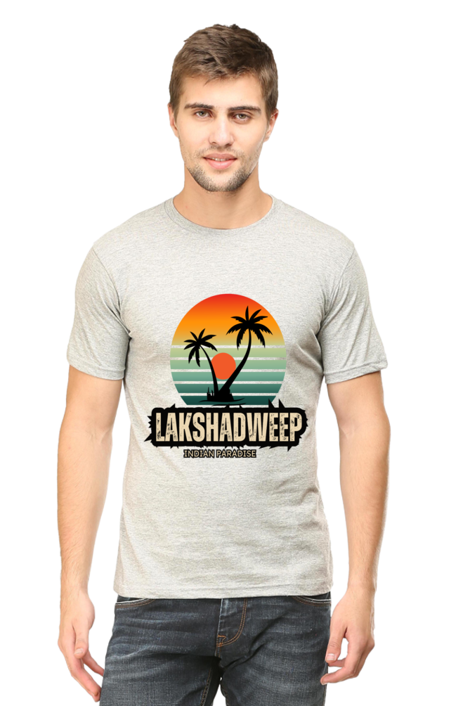 Artredis Men Cotton Printed Regular Fit T-Shirts |Lakshadweep| | Half Sleeves | Round Neck