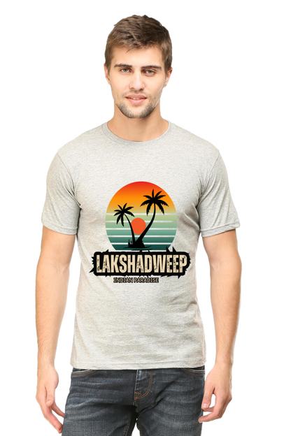 Artredis Men Cotton Printed Regular Fit T-Shirts |Lakshadweep| | Half Sleeves | Round Neck